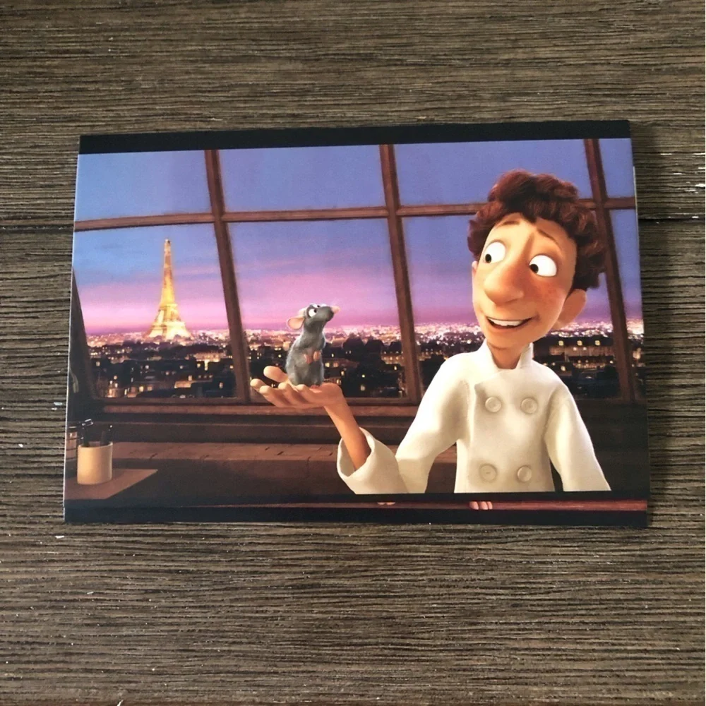 Disney Pixar Movie Postcards: Ratatouille, & Your Friend the Rat 5 pack.